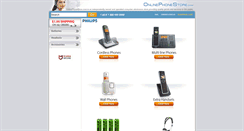 Desktop Screenshot of philips.onlinephonestore.com