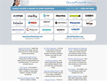 Tablet Screenshot of onlinephonestore.com